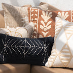 Sand Diamond Textured Cotton Cushion – 50x50 cm