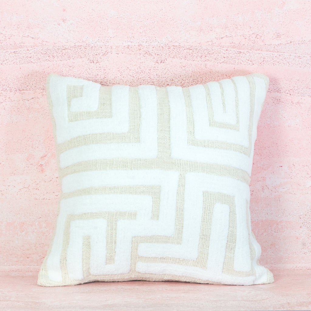 Sand Maze Textured Cotton Cushion